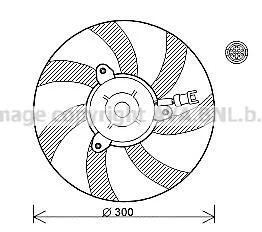 Вентилятор, охлаждение двигателя QUALITY COOLING AVA VW7527