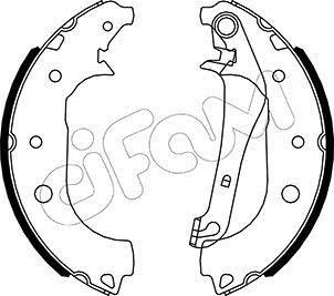 Фото запчасти FORD Комплект барабанних колодок ECOSPORT 1.0-2.0 13- CIFAM 153-531 FORD Комплект барабанних колодок ECOSPORT 1.0-2.0 13- CIFAM 153-531