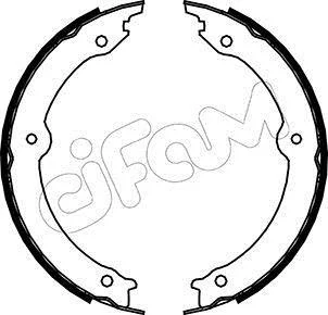 LEXUS Комплект барабанних колодок LX (_J2_) 450d (VDJ201) 15-, TOYOTA LAND CRUISER 200 (_J2_) 4.0 (GRJ200_, GRJ200R) 10- CIFAM 153-451