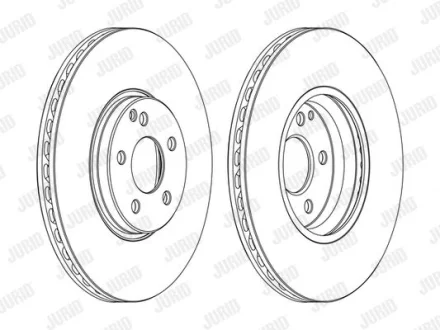 - Гальмівний диск /BENDIX JURID 562728JC-1