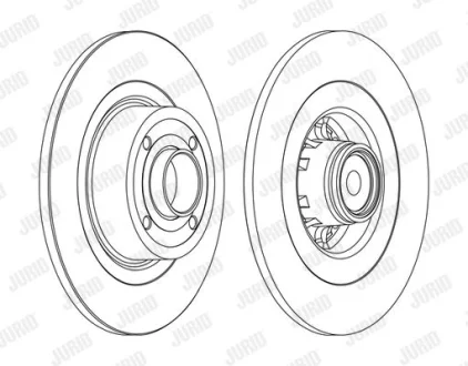 - Гальмівний диск /BENDIX JURID 562379J-1