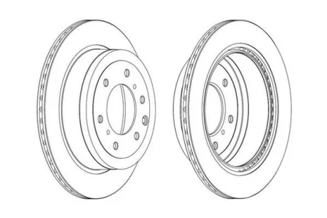 - Гальмівний диск /BENDIX JURID 562914JC