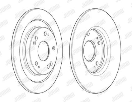 - Гальмівний диск /BENDIX JURID 563128JC