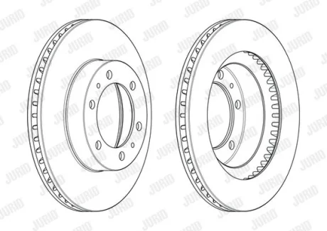 - Гальмівний диск /BENDIX JURID 563129JC
