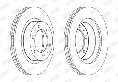 - Гальмівний диск /BENDIX JURID 563183JC