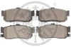 Гальмівні колодки дискові OPTIMAL BP-09728 (фото 2)