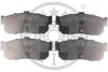 Гальмівні колодки дискові OPTIMAL BP-09834 (фото 1)