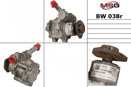 Насос ГУР відновлений BMW X1 E84 09-15, BMW 1 E81-88 04-11, BMW 3 E90-93 05-12 Rebuilding MSG BW038R
