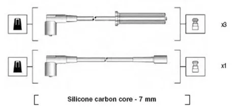 Дроти запалення, набір MAGNETI MARELLI 941365030926