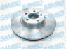 Диск гальмівний (передній) BMW X5 (E70/F15/F85)/X6 (E71/E72/F16/F86) 07- (348x30) M57/N52/N55/N57 SAMKO B2040VR (фото 1)