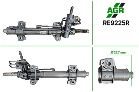 Рульова рейка з ГПК, відновлена, RENAULT ESPACE III (JE0_) 96-02 AGR AUTOAGREGAT RE9225R