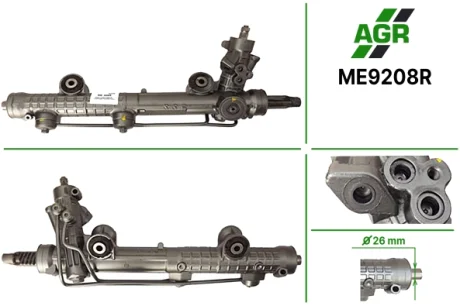 Рульова рейка з ГПК, відновлена, MERCEDES-BENZ E-CLASS (W211) 02-08,E-CLASS T-Model (S211) 03-09 AGR AUTOAGREGAT ME9208R