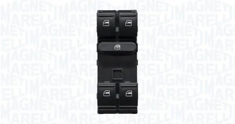 Кнопка піднімання вікна задн/передн Лів SEAT ALTEA, ALTEA XL, IBIZA IV, IBIZA IV SC, IBIZA IV ST, LEON, TOLEDO III, VW AMAROK, CC B7, GOLF PLUS V, GOLF V, GOLF VI, JETTA III 1.2-3.6 02.03- MAGNETI MARELLI 000051038010