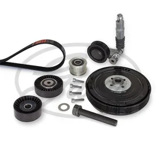 Комплект поликлинових ременів (з роликами) VW CRAFTER 30-35, CRAFTER 30-50 2.5D 04.06-05.13 GATES K116PK2000