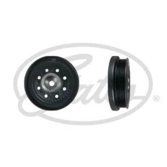 Шків колінчастого валу (кількість ребер: 6) HYUNDAI GRAND SANTA FÉ, IX35, SANTA FE IV, SANTA FE IV/SUV, SANTA FÉ II, SANTA FÉ III, SANTA FÉ III/SUV, SANTA FÉ II/SUV, STARIA, TUCSON 2.0D/2.2D 01.09- GATES TVD1190 (фото 1)