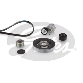 Комплект поликлинових ременів (з роликами) CITROEN C5 II, C5 II/KOMBI, PEUGEOT 407 1.6D 05.04-12.10 GATES K396PK1708