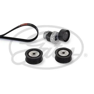 Комплект поликлинових ременів (з роликами) MERCEDES CITAN (MPV), CITAN/MINIVAN (W415), DACIA DOKKER, DOKKER/MINIVAN, DUSTER, DUSTER/SUV, LODGY, LOGAN II, LOGAN MCV II 0.9/0.9LPG/1.2 03.12- GATES K027PK1570
