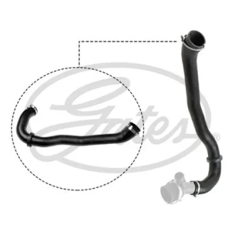 Шланг інтеркулера Лів (Нижн/передн, діаметр 48,5/65,5мм, довжина 820мм, чорний) FORD MONDEO IV, S-MAX 2.0 03.10-01.15 GATES 090649 (фото 1)