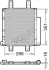 Конденсатор кондиціонера (з осушувачем) DAIHATSU CUORE VI, TREVIS, HONDA CIVIC IV 1.0/1.4 10.87- DENSO DCN35005 (фото 1)