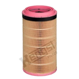 Фільтр повітряний AGCO 9735, 9745, 100A, 110A, 120A, 140A, 155A, AGCO-ALLIS 8775, 8785, HESSTON WR9770, WR9870, JCB 3200, 3230, JOHN DEERE 950J, LAVERDA M200, M310, M400, LIEBHERR A954C, L576 FILTER HENGST E1873L