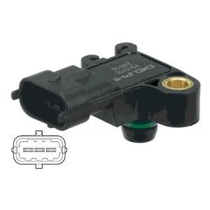 Датчик тиску у впускному колекторі (3 pin) CADILLAC CTS, CTS SPORT, SRX, CHEVROLET ALERO, AVEO, AVEO / KALOS, CAMARO, CAPTIVA, COBALT, CORVETTE, CRUZE, HHR, MALIBU, ORLANDO, SPARK 1.0-6.2 03.00- DELPHI PS10155
