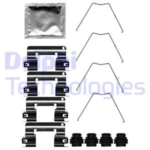 Монтажний набір гальмівних колодок передн HYUNDAI I30, KIA CEED, PROCEED, XCEED 1.0-1.6H 11.16- DELPHI LX0713