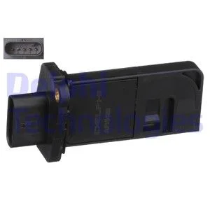 Витратомір повітря (5 pin, модуль) AUDI A1, A3, A4 ALLROAD B8, A4 B8, A5, A6 C7, Q3, Q5, Q7, TT, SEAT ALHAMBRA, ALTEA, ALTEA XL, EXEO, EXEO ST, LEON, TOLEDO III, SKODA OCTAVIA II 1.8-6.0D 09.04-07.19 DELPHI AF1048012B1