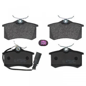 Комплект гальмівних колодок задн, AUDI A4 B5, FORD GALAXY I, GALAXY MK I, PEUGEOT 807, SEAT ALHAMBRA, VW SHARAN 1.8-2.8 11.94- BLUE PRINT ADV184240