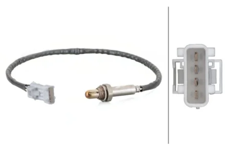 Лямбда-зонд (кількість дротів 4, 530мм) VOLVO 850, C70 I, S70, V70 I, XC70 I, CITROEN BERLINGO, BERLINGO/MINIVAN, C2, C2 ENTERPRISE, C3 I, C3 II, C3 PLURIEL, C4, C4 I, C5 I, C5 II 1.1-3.6 07.88- HELLA 6PA358103391