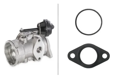Клапан EGR AUDI A4 B6, A6 C5, FORD GALAXY I, GALAXY MK I, SEAT ALHAMBRA, SKODA SUPERB I, VW BORA I, CALIFORNIA T5 CAMPER, GOLF IV, MULTIVAN T5, PASSAT B5.5, SHARAN, TRANSPORTER T5 1.9D 03.00-03.10 HELLA 6NU010171641