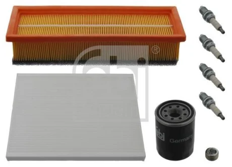 Фото запчасти 1 - набір для перевірки та технічного обслуговування FIAT FIORINO, FIORINO/MINIVAN, GRANDE PUNTO, QUBO 1.4/1.4CNG/1.4LPG 06.05- FEBI 39036 Набір для перевірки та технічного обслуговування FIAT FIORINO, FIORINO/MINIVAN, GRANDE PUNTO, QUBO 1.4/1.4CNG/1.4LPG 06.05- FEBI 39036 (фото 1)