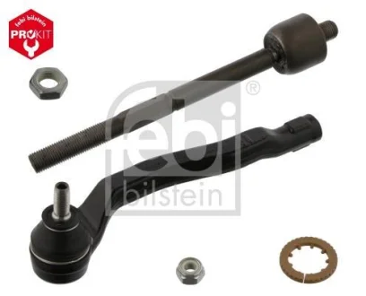 Рульова тяга(з наконечником) Лів MERCEDES CITAN MIXTO (DOUBLE CABIN), CITAN (MPV), CITAN/MINIVAN (W415), RENAULT KANGOO BE BOP, KANGOO EXPRESS, KANGOO II 1.2-Electric 02.08- FEBI 39863