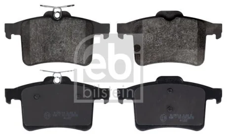 Комплект гальмівних колодок задн, JAGUAR XF I, XJ, XK II 5.0 01.09-12.19 FEBI 116089