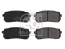 Комплект гальмівних колодок задн, HYUNDAI H-1 CARGO, H-1 TRAVEL, IX55, KIA CARNIVAL II, CARNIVAL III, SORENTO III, MAZDA CX-30 2.0D-3.8 10.01- FEBI 116319 (фото 1)