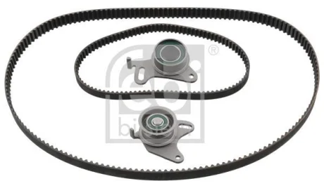 Комплект ГРМ (ремінь + ролик) HYUNDAI GALLOPER I, GALLOPER II, GRACE, H-1, H-1 / STAREX, H100, PORTER, TERRACAN, KIA K2500, PREGIO, MITSUBISHI L 300 / DELICA II, L 300 III, L200 2.5D/2.6D 11.86- FEBI 102022