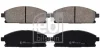 Комплект гальмівних колодок передн, NISSAN PATHFINDER II, QUEST, X-TRAIL I 2.0-3.5 09.97- FEBI 170241 (фото 1)