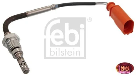 Датчик температури вихлопних газів (після турбіни) AUDI A4 B8, A5, Q7, VW PHAETON, TOUAREG 2.7D/3.0D 03.06-03.16 FEBI 49277