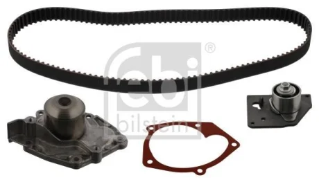 Комплект ГРМ (ремінь + ролик + водяний насос) VOLVO S40 I, V40, NISSAN PRIMASTAR, OPEL VIVARO A, RENAULT ESPACE IV, LAGUNA I, LAGUNA II, MASTER II, TRAFIC II 1.9D/2.0 09.99- FEBI 45103 (фото 1)