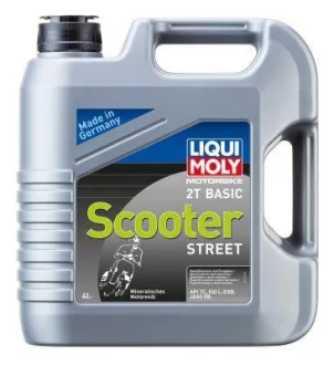 Олива для двотактних двигунів SCOOTER Basic 4л, API TC JASO FB Мінеральна LIQUI MOLY 1237