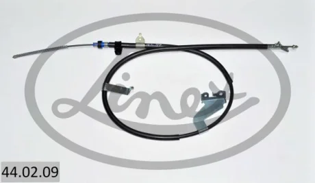 Трос стояночного гальма задн/передн Лів (1615мм/1370мм) TOYOTA YARIS, YARIS/HATCHBACK 1.0-1.5 12.10-06.20 LINEX 440209