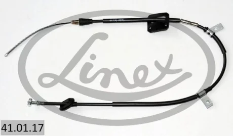 Трос стояночного гальма задн Прав (1390мм/1145мм) SUZUKI GRAND VITARA I 1.6-2.7 03.98-09.05 LINEX 410117