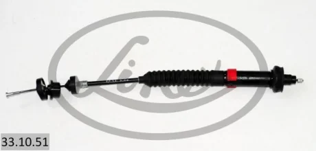 Трос зчеплення (580мм/385мм) PEUGEOT 206, 206+ 1.1/1.4/1.6 09.98- LINEX 331051