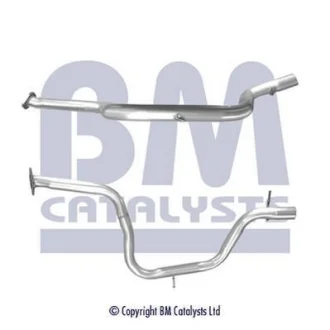 Вихлопна труба середн (довжина:1210мм) FORD GALAXY II, MONDEO IV, S-MAX 2.0D/2.2D 05.06-06.15 BM CATALYSTS BM50549