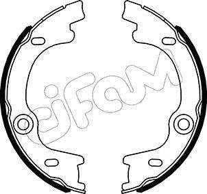 KIA Комплект барабанних колодок CARENS III Мінівен (UN) 1.6 CRDi 128 10-13 CIFAM 153-505