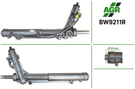 Рульова рейка з ГПК, відновлена, BMW X5 E-53 1999-2007 AGR AUTOAGREGAT BW9211R