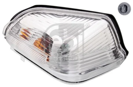 Повторювач повороту в дзеркалі Лів (помаранч, з лампочкою, для дзеркал з короткими кронштейнами) FEBI 102333