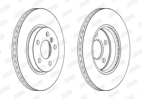 - Гальмівний диск /BENDIX JURID 563191JC