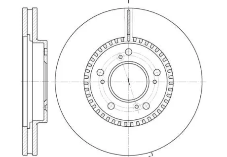 Гальмівний диск REMSA 693810