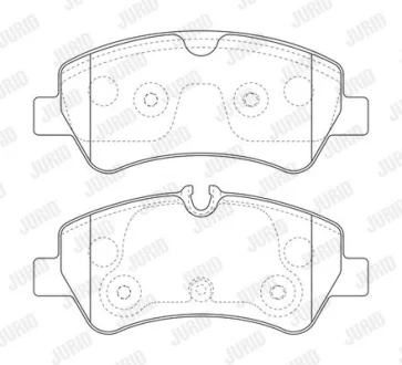 Колодки гальмівні дискові JURID 573836J