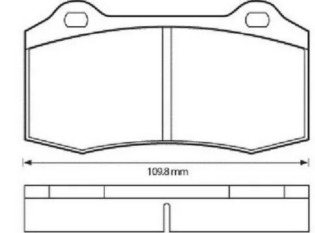 Колодки гальмівні дискові JURID 573149J
